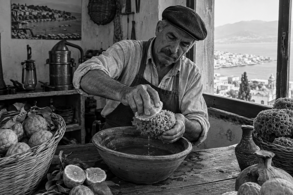 L’Antico rito della spugna: come veniva estratto il bergamotto di Reggio Calabria