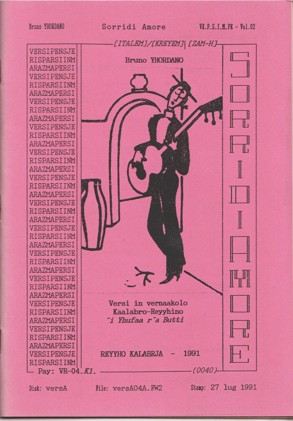 Bruno e la memoria del Vernacolo — Sorridi Amore — Vol. 02