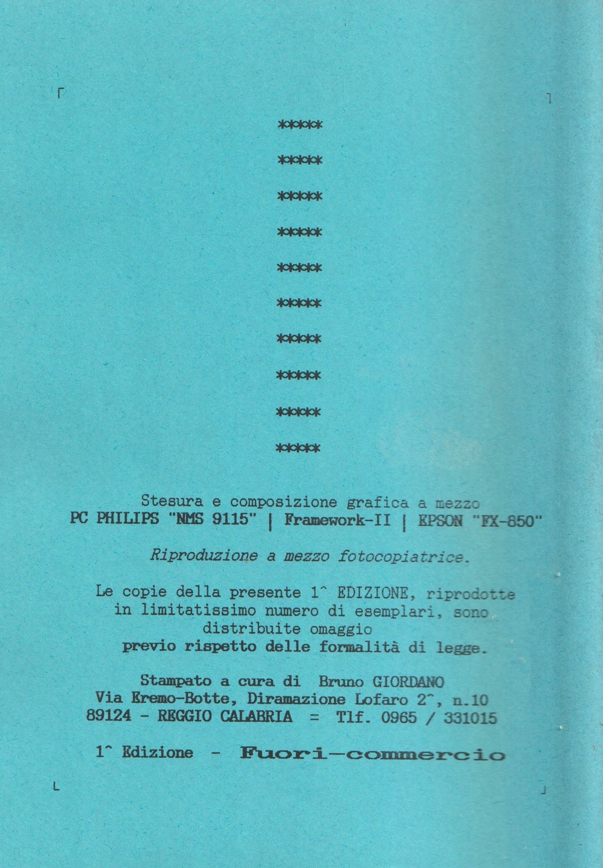 Bruno e la memoria del Vernacolo — Cutuliddha — 01
