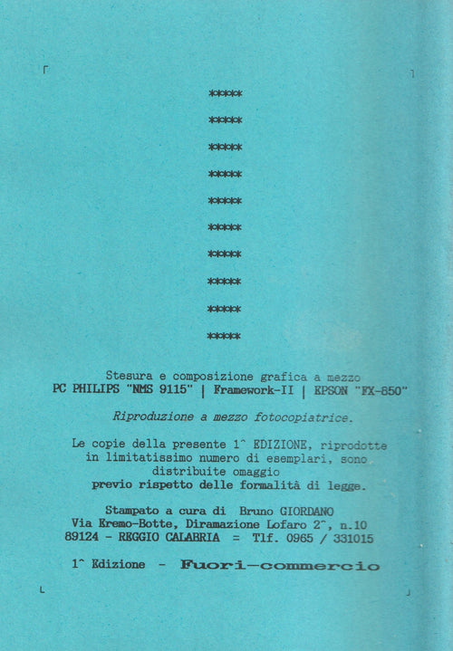 Bruno e la memoria del Vernacolo — Cutuliddha — 01