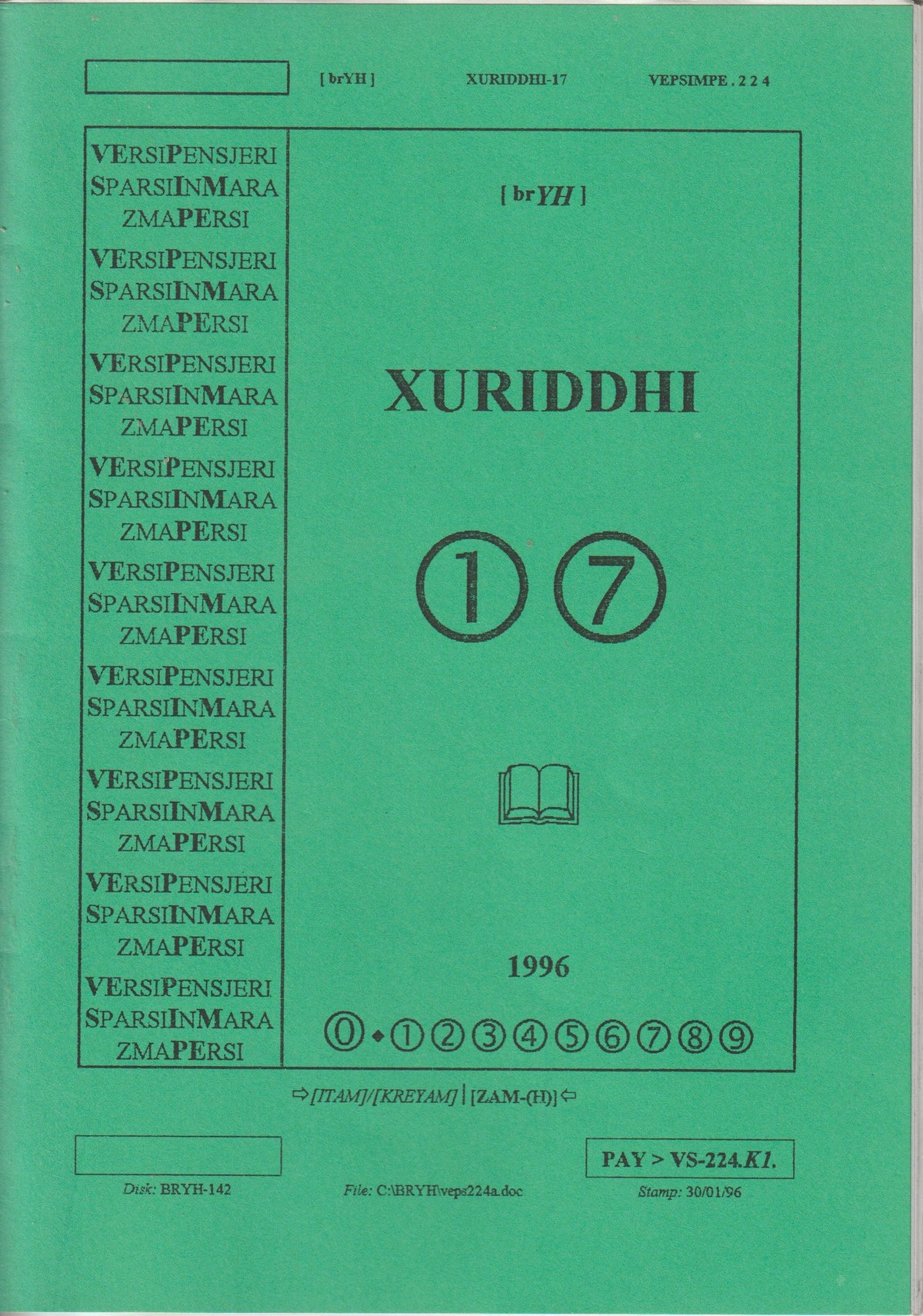 Bruno e la memoria del Vernacolo — Xuriddi 1.7 — 20