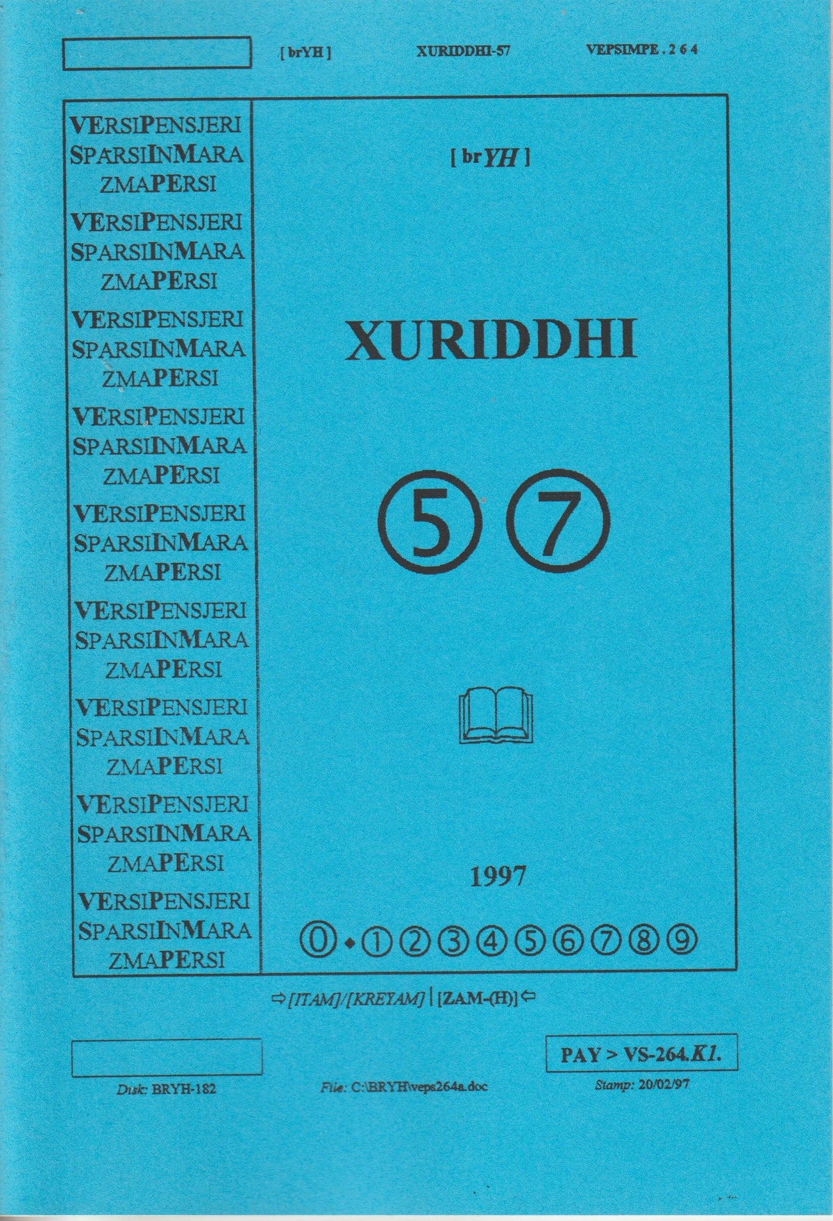 Bruno e la memoria del vernacolo — Xuriddi 5.7 — 25