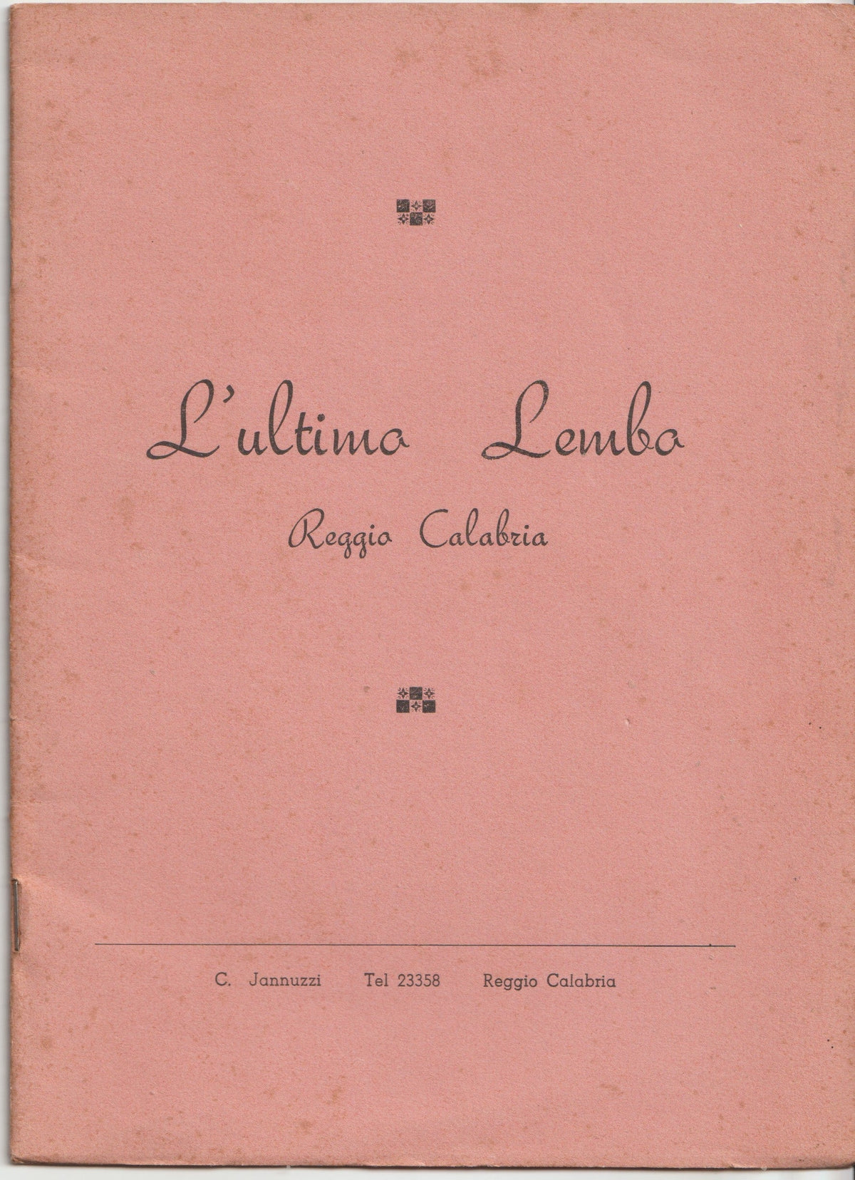 G. Jannuzzi - L'ultimo lembo